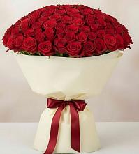 Букет 101 Красная роза Милано в Жарковском