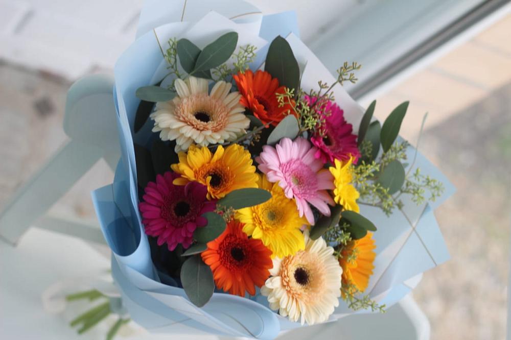 Букет цветов из: Герберы в Жарковском