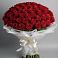 Букет 101 Красная роза Блэк Мэджик в Жарковском