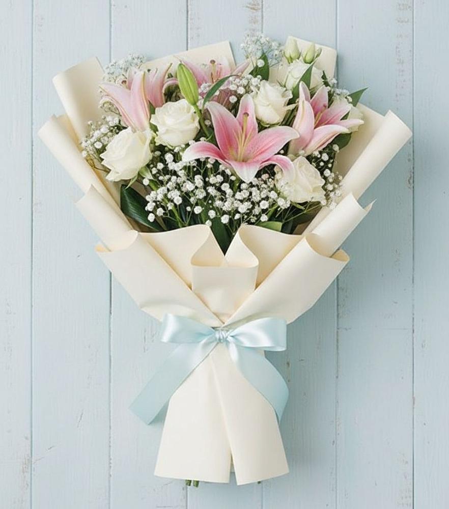 Букет цветов из: Лилии в Жарковском