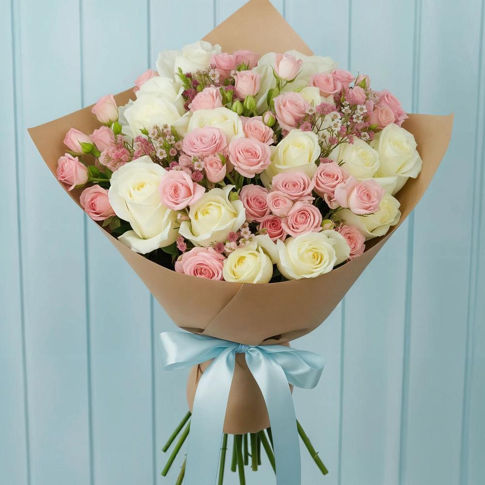 Букет цветов из: Розы в Жарковском