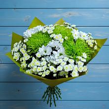 Букет цветов из:  Хризантемы #REPLACE_PRED# Жарковском