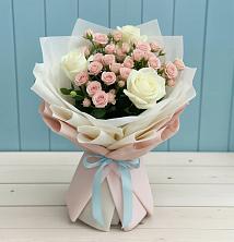 Букет цветов из:  Розы в Жарковском