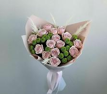 Букет цветов из:  Розы и Хризантемы в Жарковском