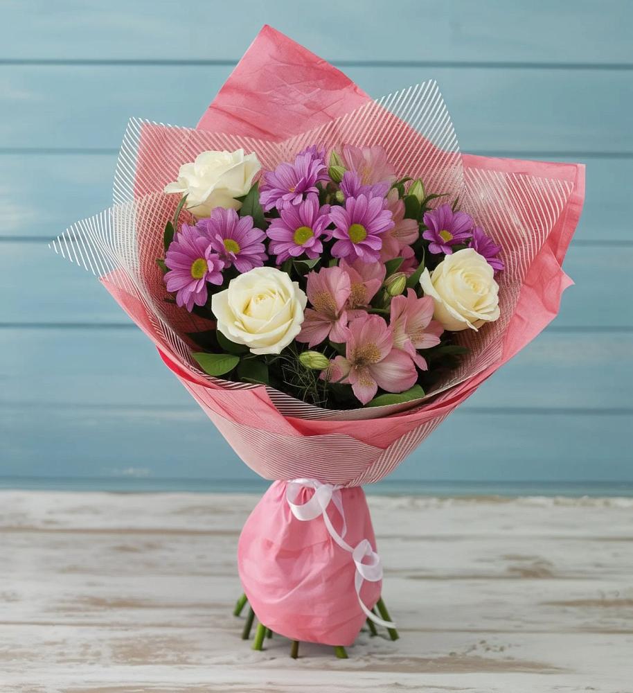 Букет цветов из: Герберы в Жарковском