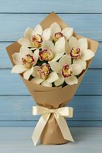 Букет цветов из:  Орхидеи и Розы в Жарковском