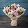 Букет цветов из: Хризантемы, Альстромерии и Розы в Жарковском